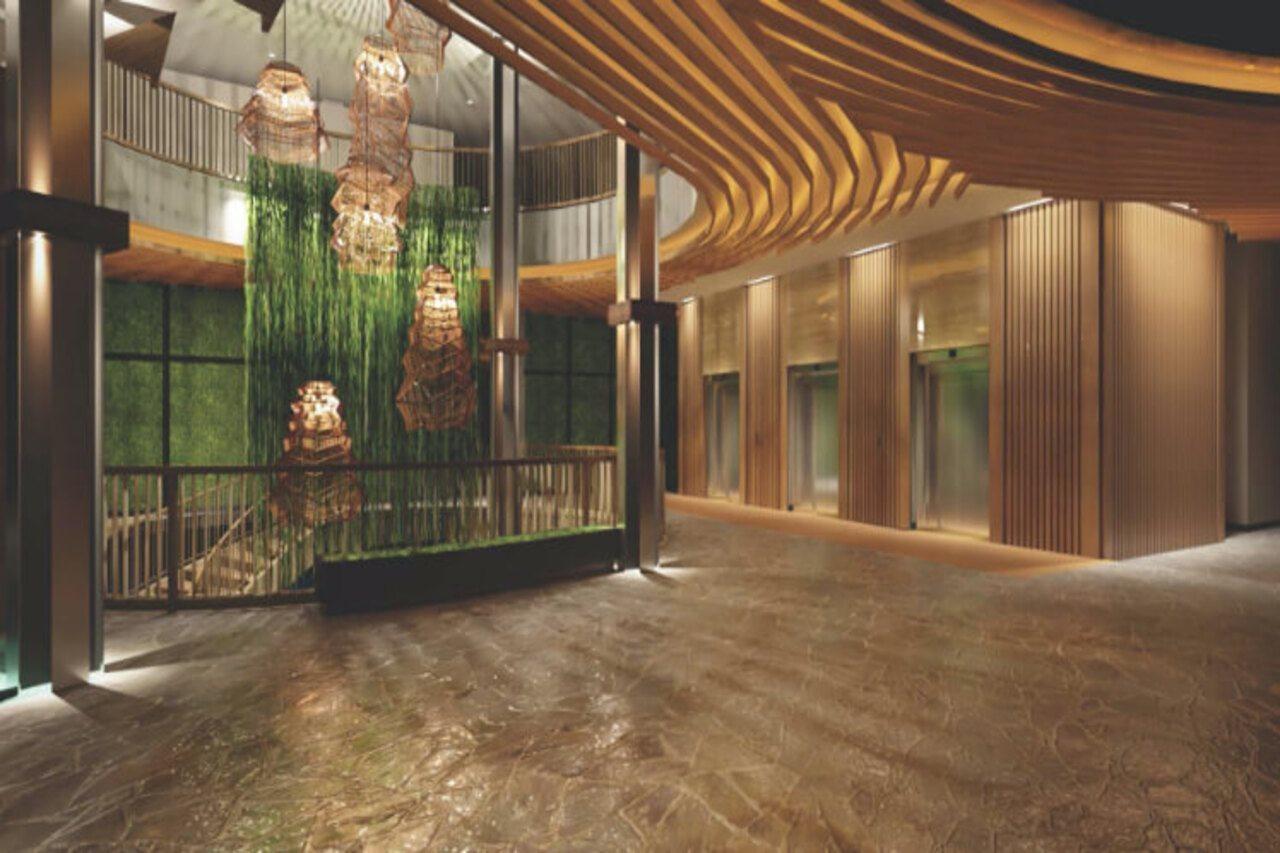 The Botanica Sanctuary Hotel Puncak Eksteriør billede The lobby of the hotel